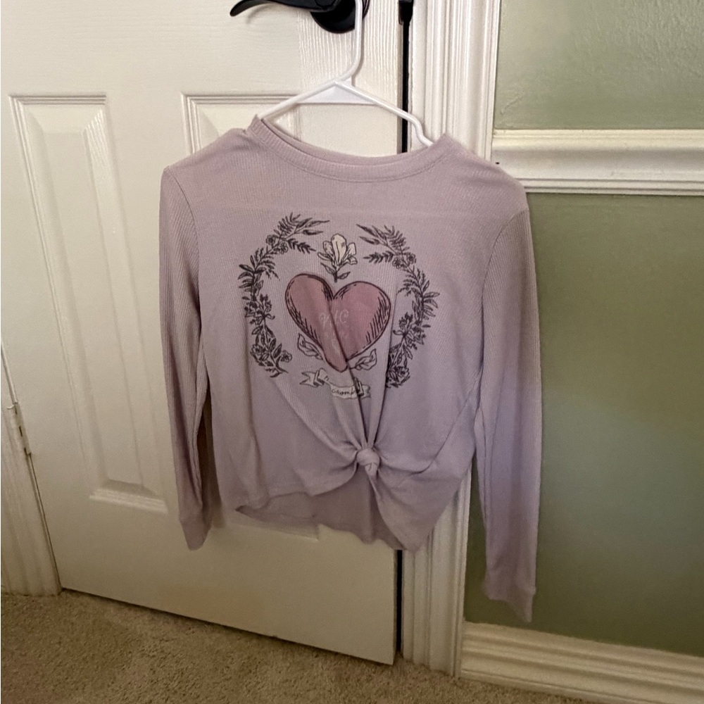 Abercrombie Kids Long Sleeve Top with Heart Design